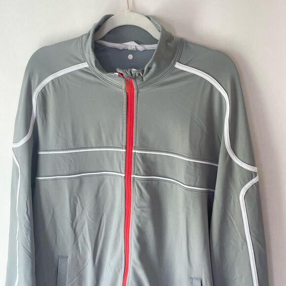 Men's Lululemon Retro Zip Front Athletic Jacket sz. L #AA - Picture 3 of 11